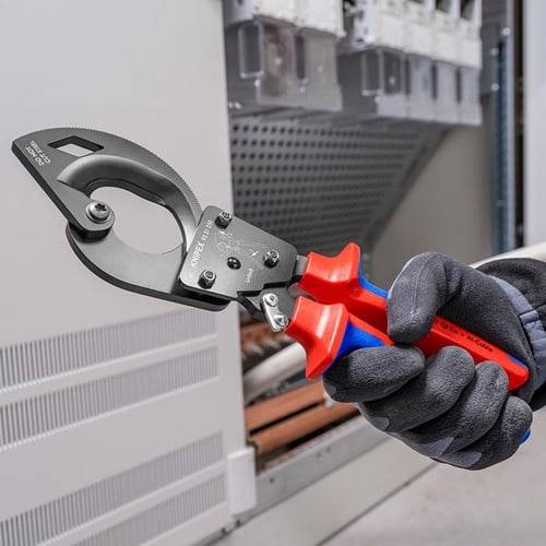 KNIPEX Kabelschneider Gesamt-L.250mm max.32 (240 mm²)mm Mehrkomp.-Hüllen KNIPEX