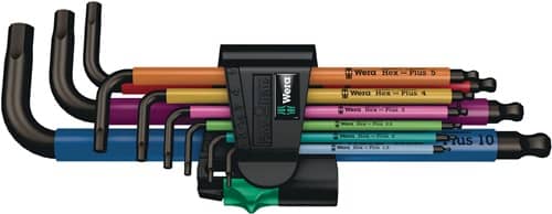 WERA Winkelschraubendrehersatz 950 SPKL/ SM N SB 9-tlg.Ku.-Halter SW 1,5-10mm