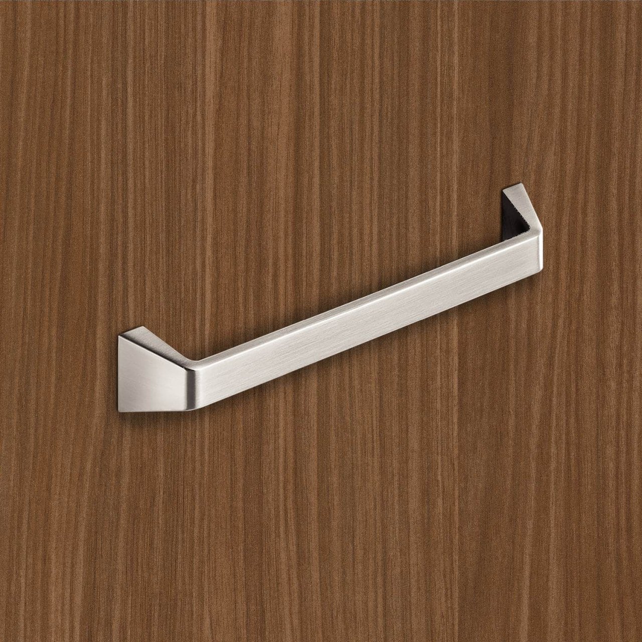 HETTICH Griff Basilia, •–• 192, L 208 mm, B 30 mm, H 30 mm, Edelstahl Optik gebürstet, 115076