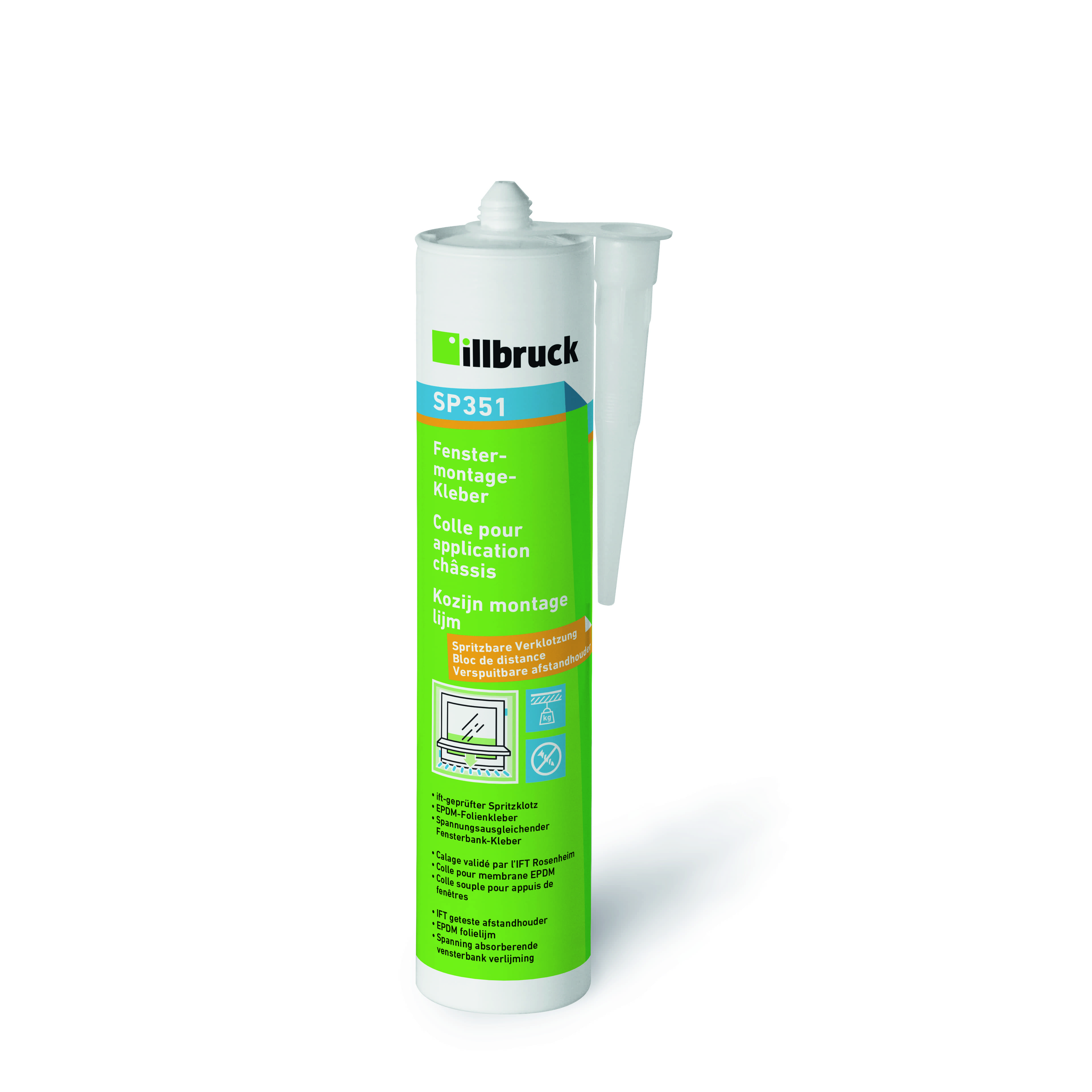 ILLBRUCK SP351 Fenstermontage-Kleber anthrazit