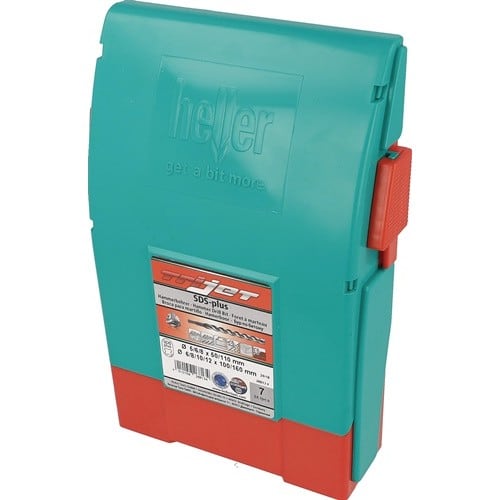 HELLER Hammerbohrersatz Trijet Ultimate 7-tlg.SDS-plus Ku.-Box HELLER