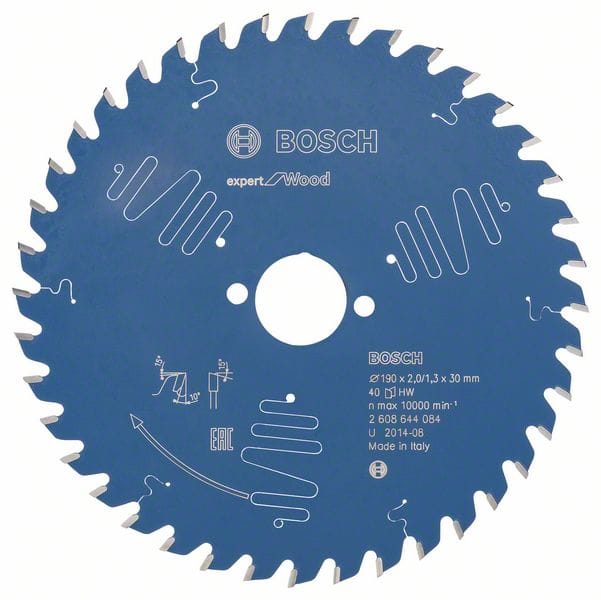 BOSCH Kreissägeblatt Expert for Wood, 190 x 30 x 2,0 mm, 40