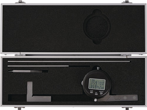 TECWERK Winkelmesser Schienen-L.150/300mm Abl.0,005Grad,10 ′ dig.TECWERK