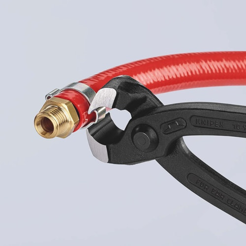 KNIPEX Ohrklemmenzange Gesamt-L.220mm Kopf schwarz atram.Kunststoff-Überzug KNIPEX