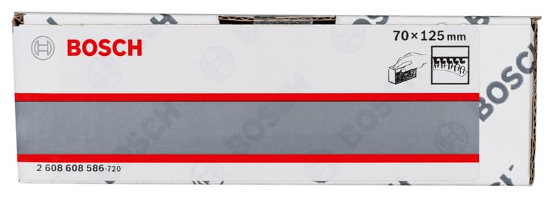 BOSCH Handschleifklotz, doppelseitig, 70 x 125 mm