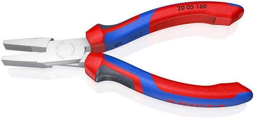 KNIPEX Flachzange DIN ISO 5745 Gesamt-L.160mm verchr.Comfort-Griff KNIPEX