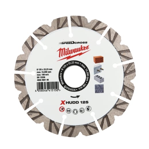 für harte Materialien Speedcross Diamanttrennscheibe XHUDD 125 mm