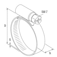 FISCHER Schlauchschelle SGS