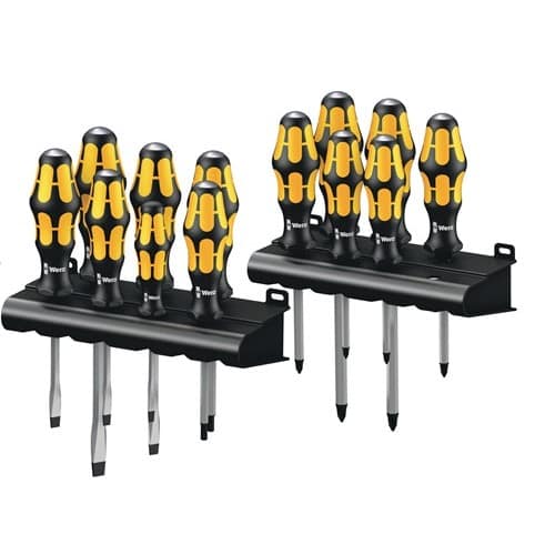 WERA Schraubendrehersatz Big Pk.900 13-tlg.Schlitz/PH/PZD/TX, Schraubmeißel