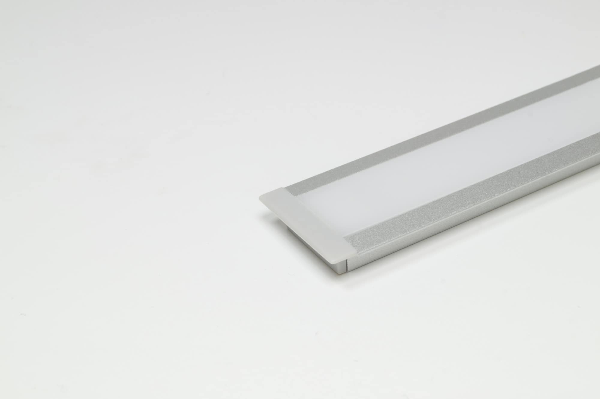 L&S LED Leuchtenprofil London 24,5x7 Einbau Aluminium EV1 L:3080 mm