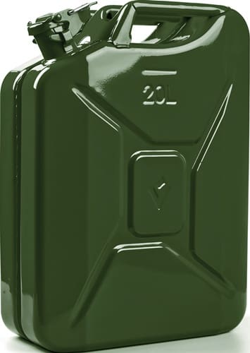 VALPRO Kraftstoffkanister F-2100 20l Olivgrün Stahlbl.0,9mm VALPRO