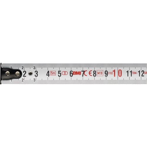 BMI Taschenrollbandmaß chrom L.3m B.16mm mm/mm EG II Ku.Automatic BMI