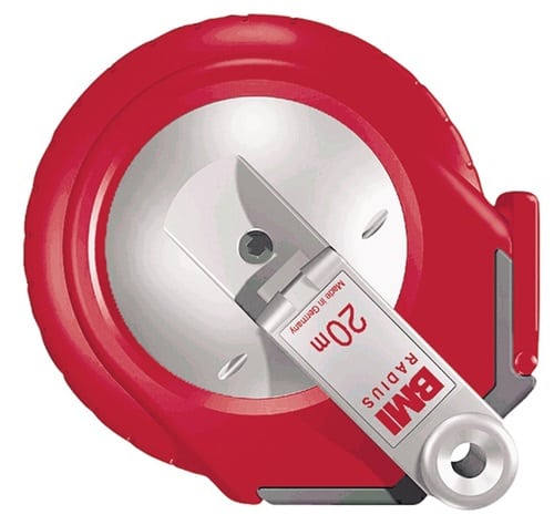 Kapselbandmaß RADIUS cm EG II Kunststoff Glasfaser BMI