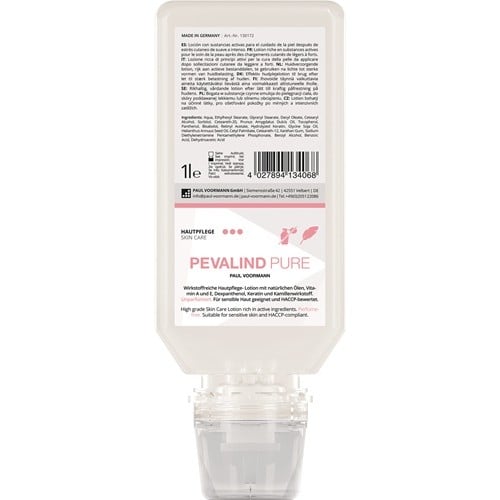 PAUL VOORMANN Hautpflege PEVALIND PURE 1l pH-hautneutral,silikonfrei Softflasche PAUL VOORMANN