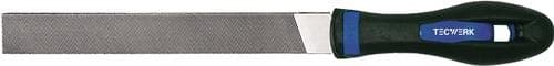 TECWERK Werkstattfeile DIN 7261 L.250mm Q.25x6mm Hieb 2 Flachstumpf 2K-Ergo TECWERK