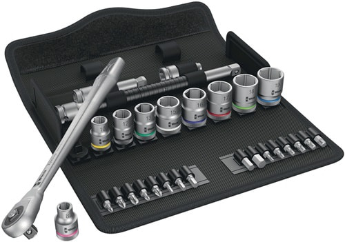 WERA Steckschlüsselsatz Zyklop Metal 29-tlg.3/8 Zoll SW 8-19mm Z.76 6KT WERA