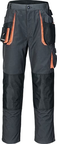 TERRATREND Herrenhose Gr.48 dunkelgrau/schwarz/orange TERRATREND