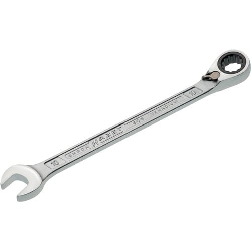 HAZET Maulringratschenschlüssel 606 SW 10mm L.154,5mm umschaltbar,Rings.15Grad HAZET