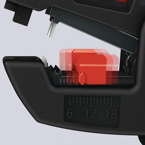 KNIPEX Automatikabisolierzange L.180mm 0,2-6 (AWG 24-10) mm² KNIPEX