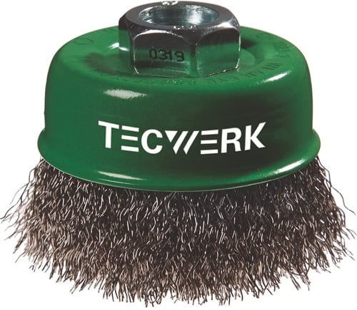 TECWERK Topfbürste D.60mm Drahtstärke 0,3mm VA 12500min-¹ TECWERK