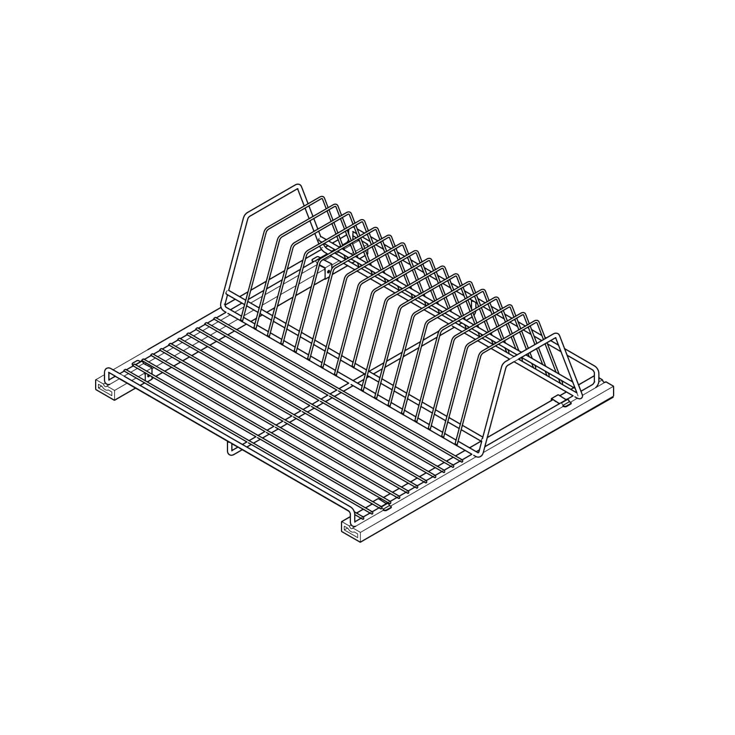 HETTICH CargoPlus Tellerhalter NL 470 mm x KB 450 mm, 9216609