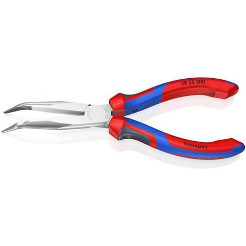 KNIPEX Mechanikerzange L.200mm Form 2 40Grad gew.Comfort-Griff verchr.KNIPEX
