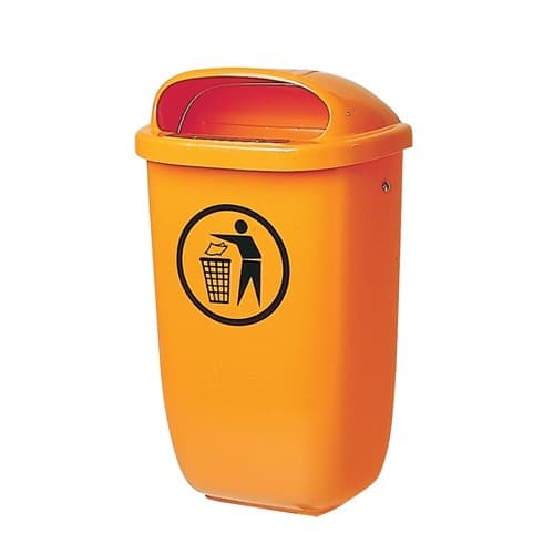 SULO Abfallbehälter H650xB395xT250mm 50l orange SULO