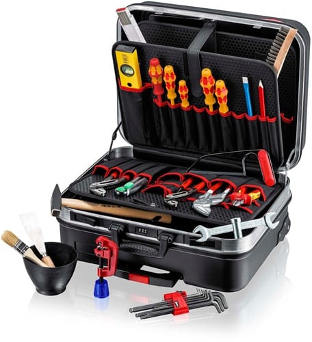 KNIPEX Werkzeugsortiment BIG Basic Move Sanitär 31-tlg.im Hartschalenkoffer