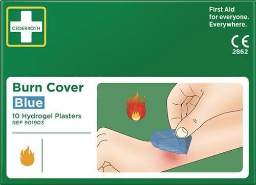 CEDERROTH Pflaster Burn Cover Hydrogel 10 Pflaster/Pack CEDERROTH