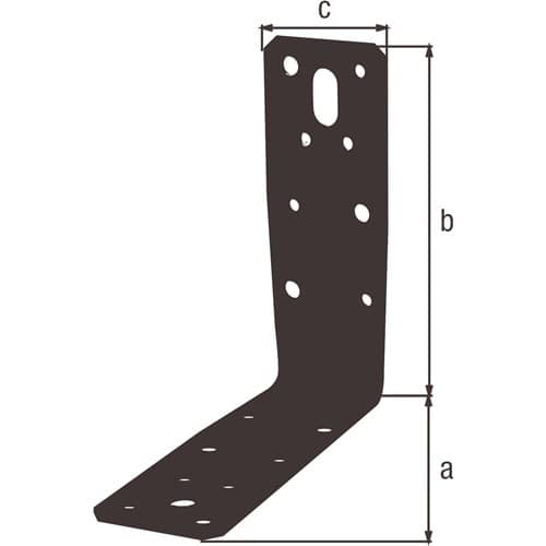 GAH Schwerlast Winkelverb.125x125x45mm S.125x125mm GAH