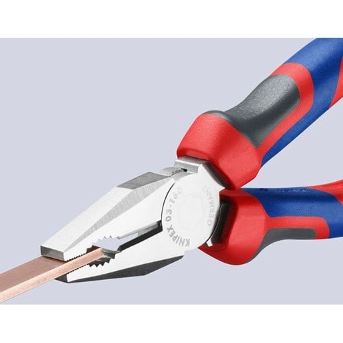 KNIPEX Kombizange L.160mm verchr.Mehrkomp.-Hülle KNIPEX
