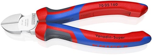 KNIPEX Seitenschneider L.160mm Kopf verchr.Comfort-Griff KNIPEX