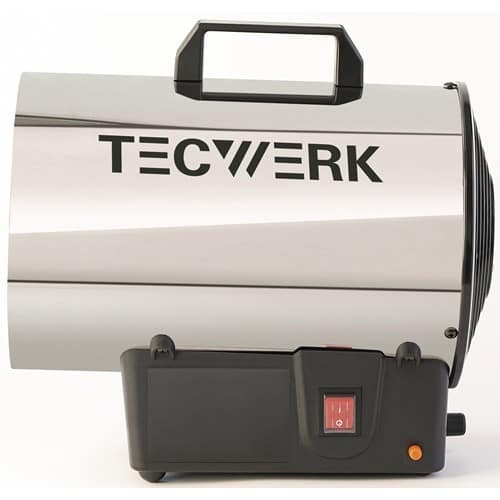 TECWERK Gasheizer 10 kW 500 m³/h 28 W TECWERK