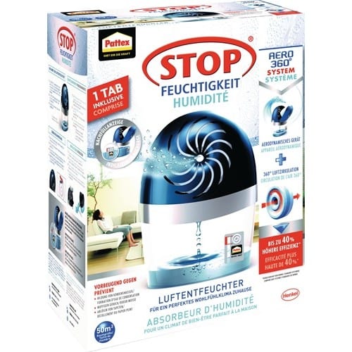 PATTEX Luftentfeuchter Aero 360 Entfeuchter u.1 Tab à 450g PA360 Neutral Pk.PATTEX