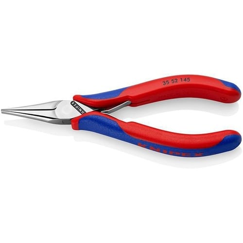 KNIPEX Elektronik-Greifzange Gesamt-L.145mm flachbreite Backen Form 5 Mehrkomp.-Hüllen