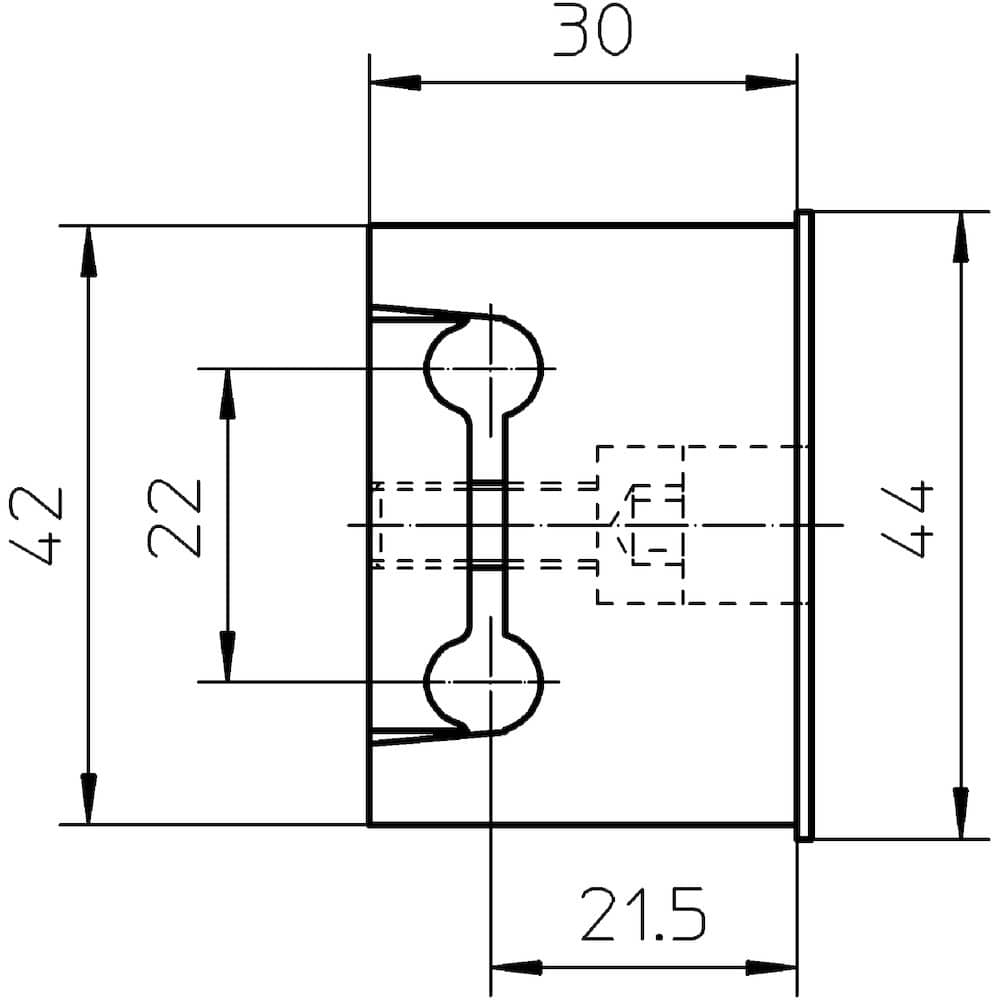 SIMONSWERK Klemmblock VARIANT® V 3604/21,5,