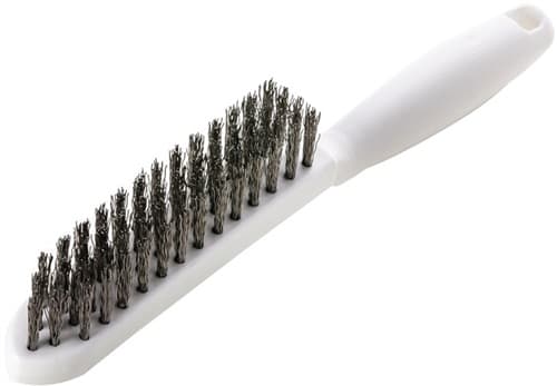 LESSMANN Drahtbürste Länge 285 mm 0,35 mm VA-Stahldraht gewellt LESSMANN