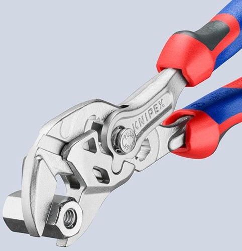 KNIPEX Zangenschlüssel L.150mm Spann-W.27mm verchr.Mehrkomp.-Hülle KNIPEX