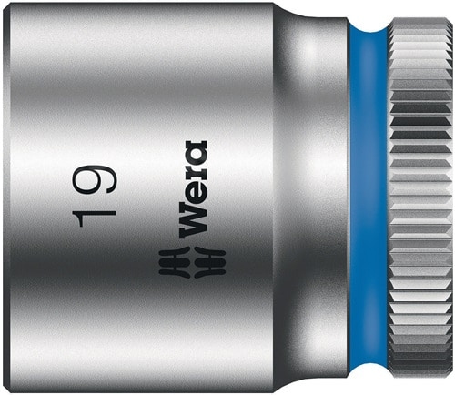 WERA Steckschlüsseleinsatz 8790 HMB Außen-6-kant 3/8 Zoll a6-KT.SW 19mm L.30mm WERA