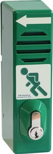 Schwenk-Türwächter grün lackiert GFS