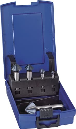 TECWERK Kegelsenkersatz DIN 335C 90Grad 6,3-25,0mm HSS Nano 5-tlg.Ku.-Kass.TECWERK