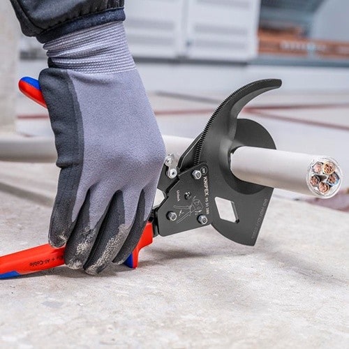 KNIPEX Kabelschneider Gesamt-L.280mm max.52 (380 mm²)mm Mehrkomp.-Hüllen KNIPEX