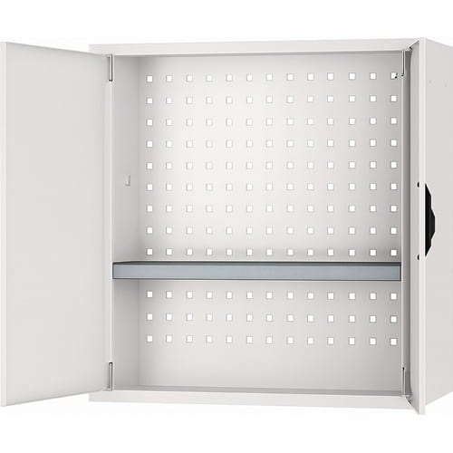 BEDRUNKA+HIRTH Hängeschrank H600xB700xT200mm Vollblechtür lichtgrau/lichtgrau