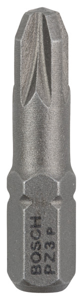 BOSCH Schrauberbit Extra-Hart PZ 3, 25 mm, 3er-Pack