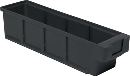 LA-KA-PE Regalkasten L300xB93xH83mm schwarz PP 16 St/Karton
