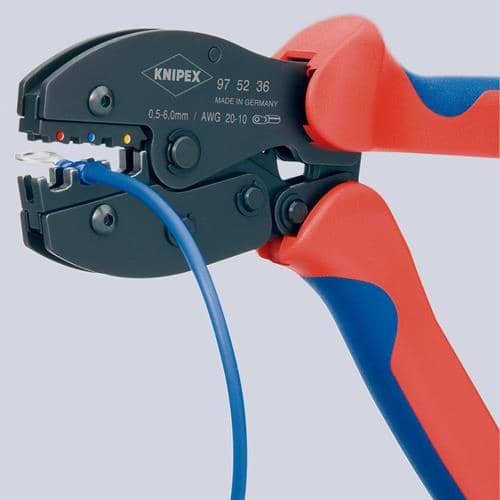 KNIPEX Crimpzange PreciForce® L.220mm 0,5- 6 (AWG 20-10) mm² 487g KNIPEX