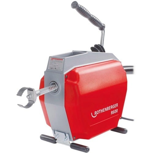 ROTHENBERGER Rohrreinigungsmaschine R 600 Set 230/50 V/Hz 467min-¹ 690 W f.Rohr-D.20-150mm