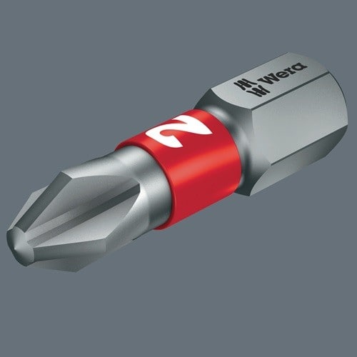 WERA Magazinbithalter KK Stubby Magazin RA 1 6-tlg.BZT Schlitz/PH/TORX® WERA
