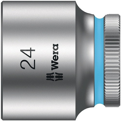 WERA Steckschlüsseleinsatz 8790 HMB Außen-6-kant SW24mm L.30mm 4-kt3/8Zoll CV verchr.