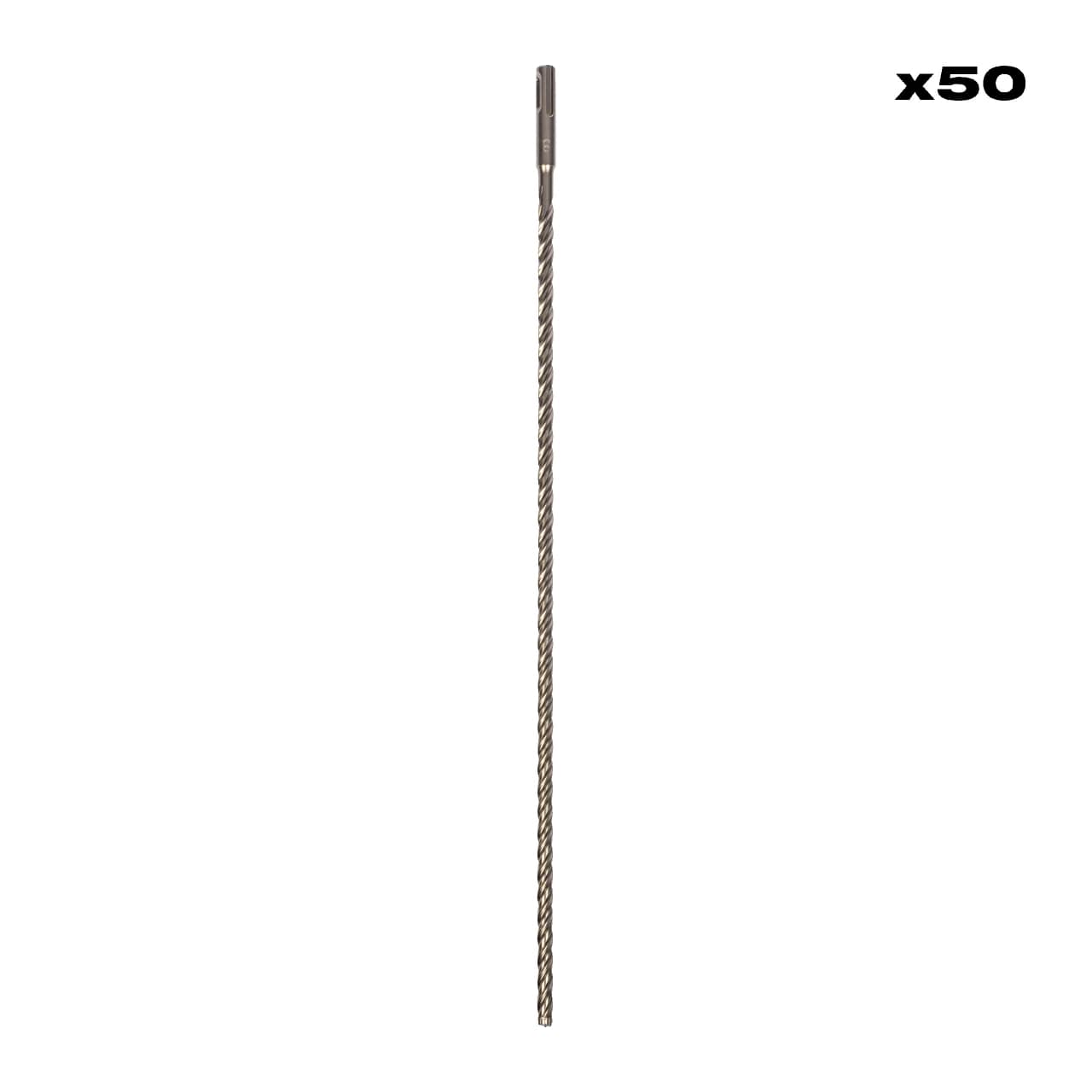 MILWAUKEE 8 x 465 mm, SDS-Plus 4-Schneiden Hammerbohrer MX4 SDS-Plus 50er Pack